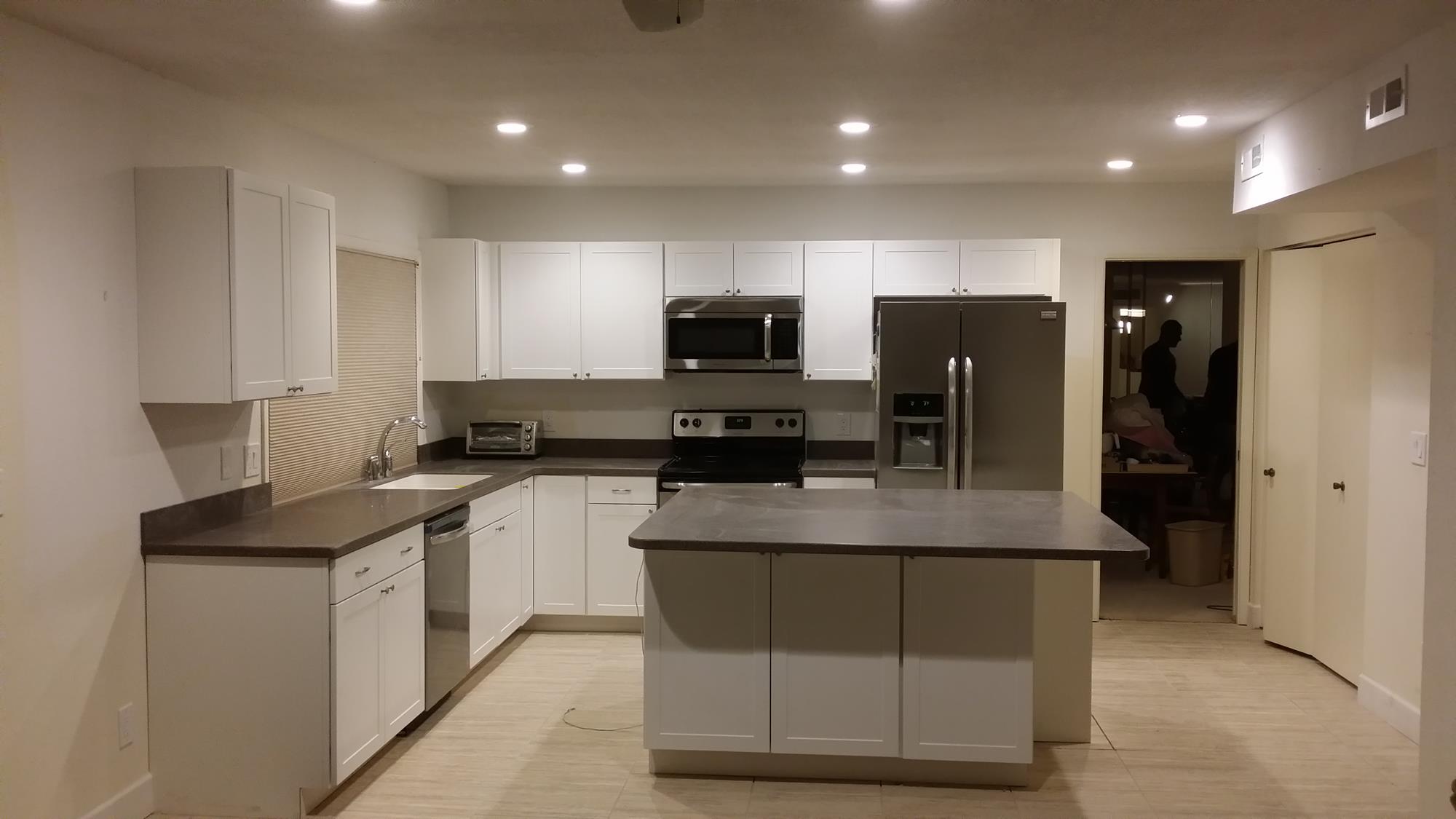 Completed kitchen remodel